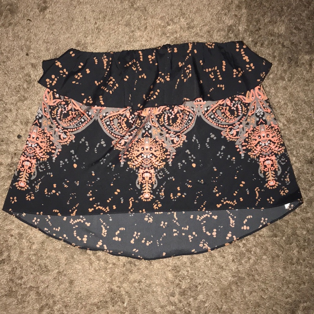 FREE PEOPLE STRAPLESS TOP XS